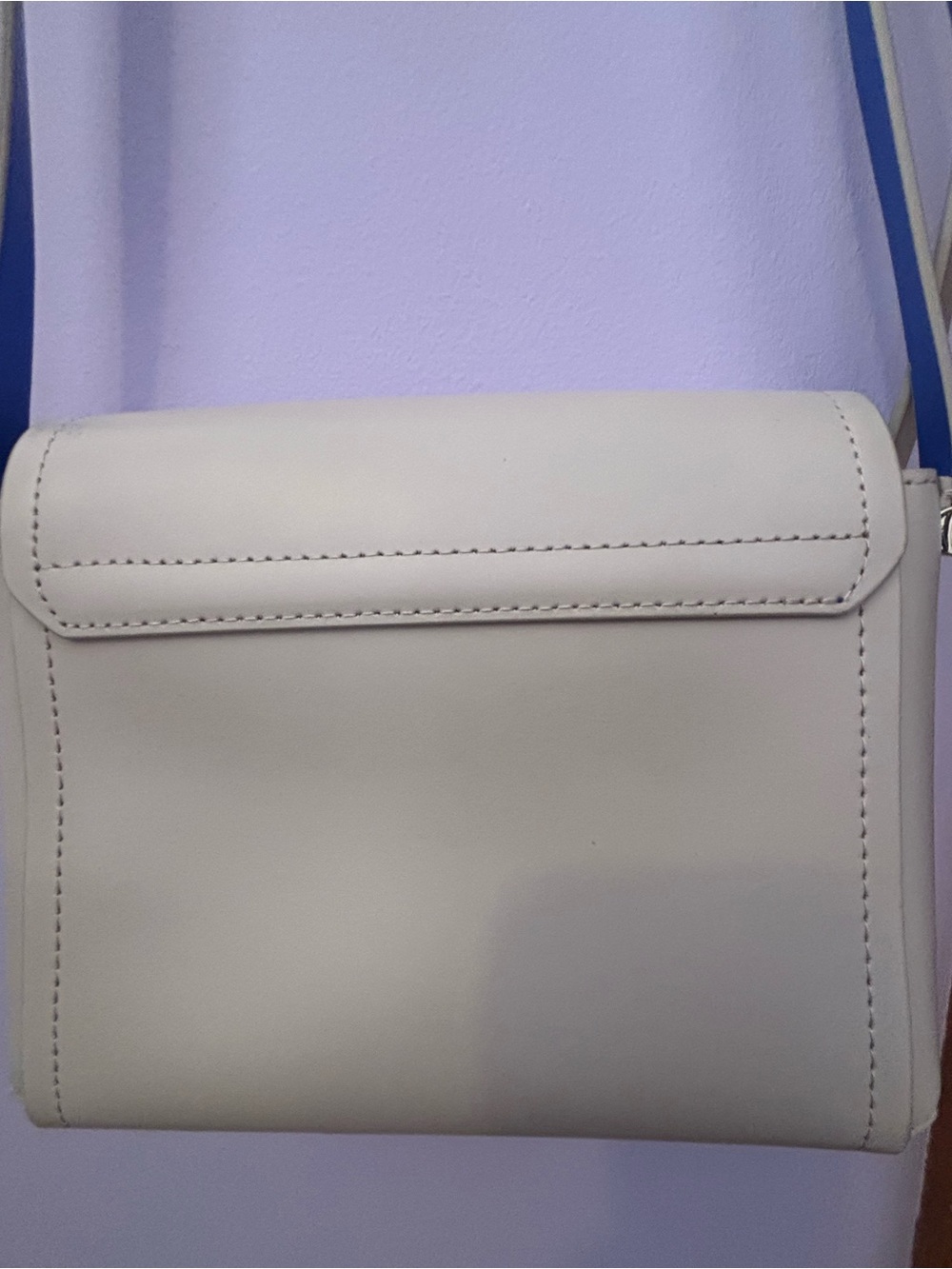 kate spade Cream Leather Crossbody with Gold Plaque - Picture 3 of 4